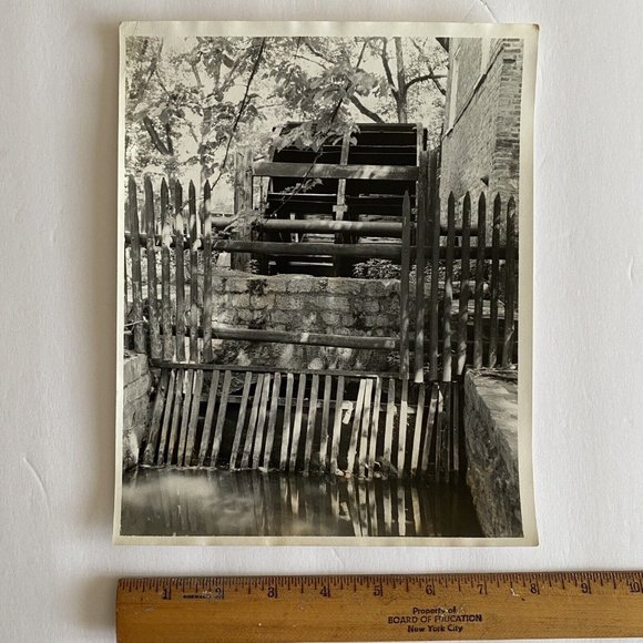 c1970 Original Water Mill Black White Photographs Steven Willhite Set of 2 - Picture 9 of 12